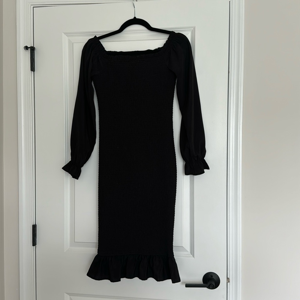 Black Midi Dress